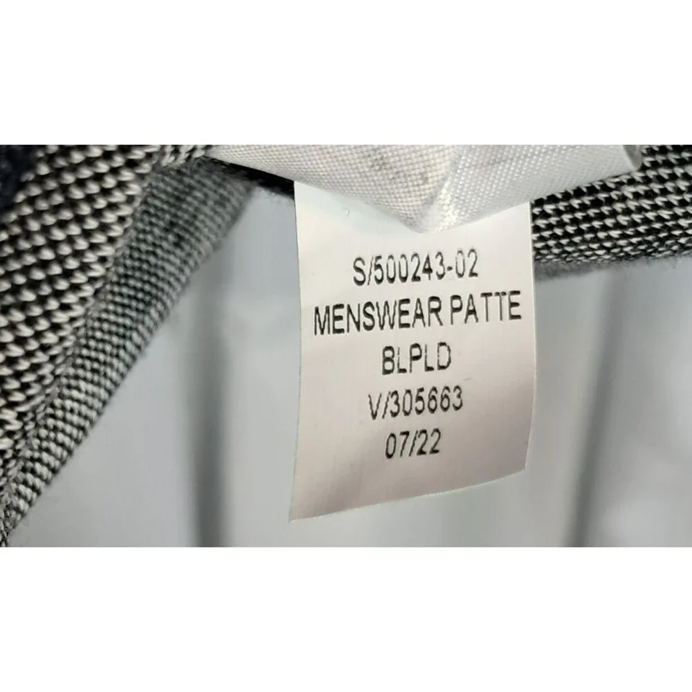 NWT Banana Republic Mens Black White Check pullover Sweater Size 2XL
